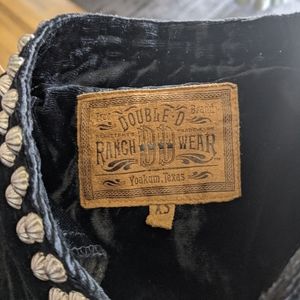 Vintage velvet double d ranch wear dress
